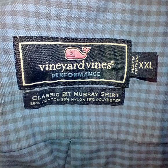 Vineyard Vines Performance Classic Fit Murray Button Down Shirt Men's sz XXL. - Picture 5 of 5